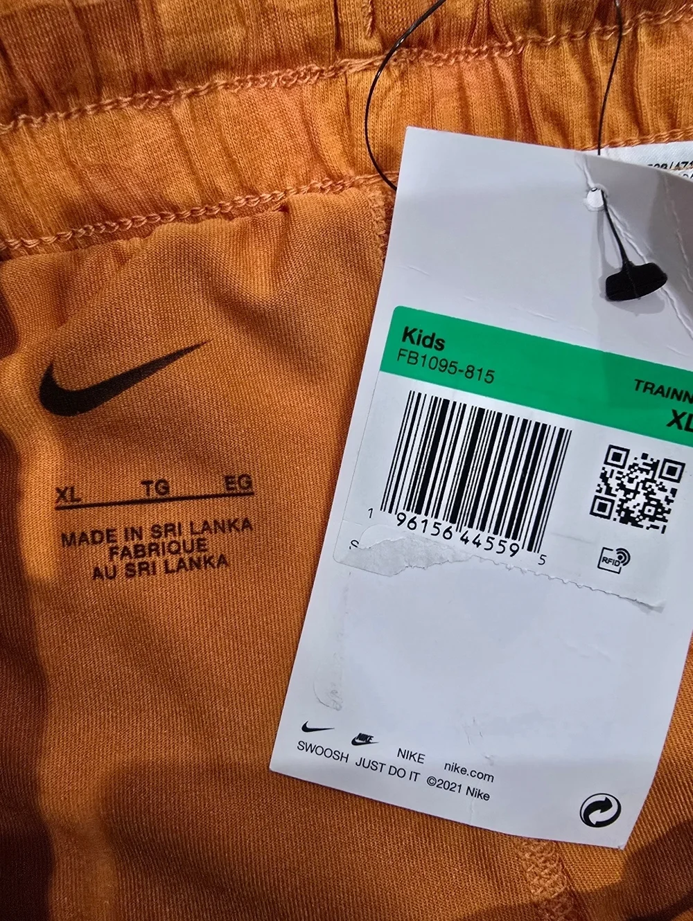 Nike Girl DriFit Knit High-Rise Loose Fit Shorts Size XL NWT